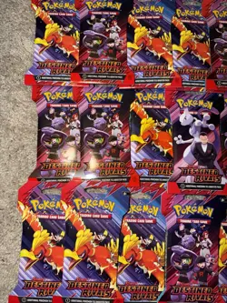 🔥Pokemon TCG Lot Of 18 Destined Rivals Sleeved Booster Packs New Sealed - Image 2