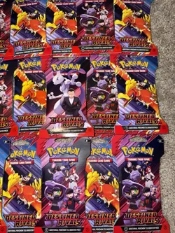 🔥Pokemon TCG Lot Of 18 Destined Rivals Sleeved Booster Packs New Sealed - Image 4