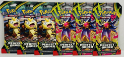 Lot Of 6 Pokemon TCG Mega Evolution Perfect Order Booster Packs New Sealed - Image 1