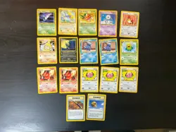 Pokemon TCG Neo Revelation Card Lot: 17 cards, most LP - Image 1