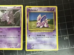 Pokemon TCG Lot 3 Nidoking 45/108 Nidorino 44/114 Nidoran Steam Siege - Image 5