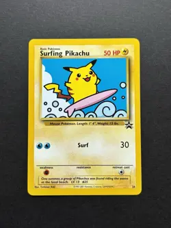 Pokemon TCG Wizards Black Star Promo Surfing Pikachu #28 Eng 2001 Lot 2 - Image 4