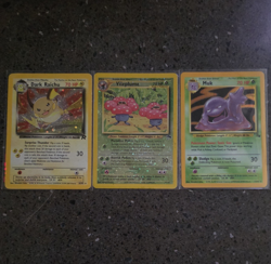 Wizards of the Coast Pokemon TCG 3-Card Holo Lot Dark Raichu 83/82 ENG 1999(p18) - Image 1