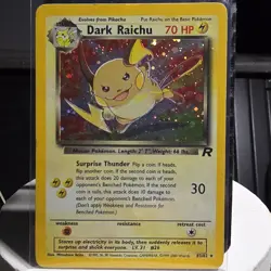 Wizards of the Coast Pokemon TCG 3-Card Holo Lot Dark Raichu 83/82 ENG 1999(p18) - Image 2