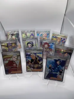 Pokemon TCG 11 Full Art Trainer Cards - Image 1