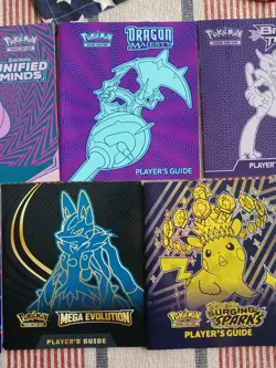 Pokemon TCG ETB Player’s Guides Lot ×7 (Guides Have Playwear/Creases) - Image 3