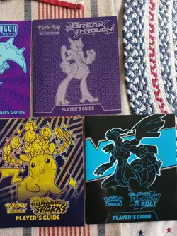 Pokemon TCG ETB Player’s Guides Lot ×7 (Guides Have Playwear/Creases) - Image 4