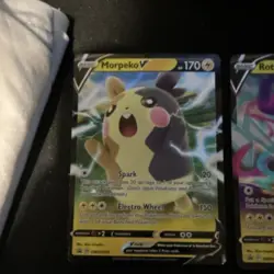 Pokemon TCG Sword & Shield V Holo 12 Card Lot English Morpeko Rotom Jolteon - Image 2