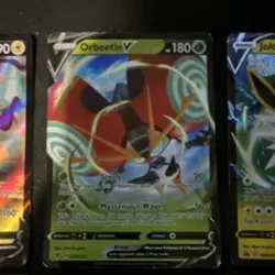 Pokemon TCG Sword & Shield V Holo 12 Card Lot English Morpeko Rotom Jolteon - Image 4