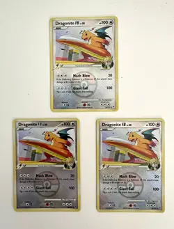 Pokemon TCG Dragonite FB 50/147 Supreme Victors SP English 3 Card Lot - Image 1