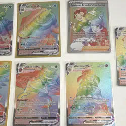 Nintendo Pokemon TCG 7-Card VMAX Lot Galarian Darmanitan/Corviknight Holo - Image 3