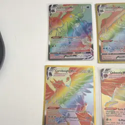 Nintendo Pokemon TCG 7-Card VMAX Lot Galarian Darmanitan/Corviknight Holo - Image 4