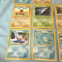 Pokemon TCG WOTC Neo Genesis Unlimited Lot of 10 2000 Staryu Geodude Golbat - Image 2