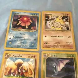Pokemon TCG WOTC Neo Genesis Unlimited Lot of 10 2000 Staryu Geodude Golbat - Image 3