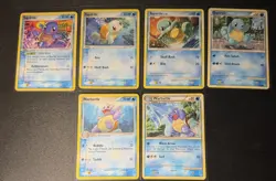 Pokemon TCG Squirtle Wartortle 6-Card Lot EX Platinum HGSS DP Era Near Mint - Image 2