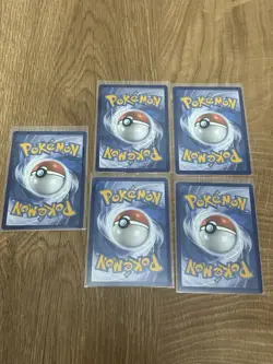 Pokemon TCG Rayquaza VMAX Kingdra Joltik Flapple Bibarel 5-Card Holo Lot - Image 2