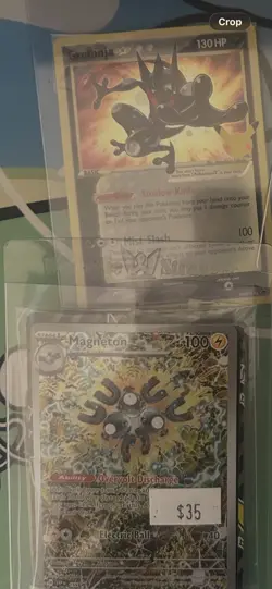 Pokemon TCG Holo Promo 2-Card Lot Greninja & Magneton SWSH144/SWSH159 - Image 1