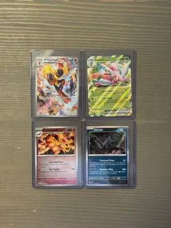 Pokemon TCG Pitch Black Lot - Armarouge Illust. Rare 086/084 + Lurantis ex NM + - Image 1