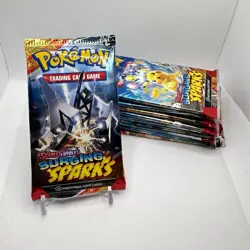 Pokemon TCG Scarlet & Violet Surging Sparks Booster Pack lot 10x - Image 1