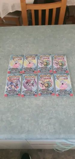 Pokemon Pokemon TCG Journey Together Booster Pack Lot 11 Packs English - Image 2