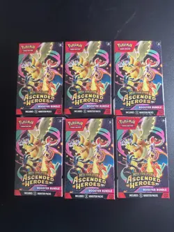 Pokemon TCG: Ascended Heroes Booster Bundle (Lot of 6) - Image 1