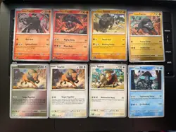 Pokemon TCG Tauros Card Lot (8) Reverse Holo Regular NM Cards Various Sets - Image 1