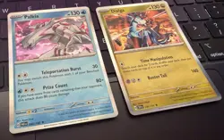 Pokemon TCG Dialga SSP 135/191 & Palkia PAR 040/182 Holo Rare Card Lot (2) NM - Image 2