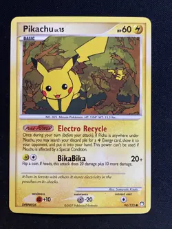 Pokemon TCG Pikachu Card 94/123 Non-Holo Common, Mysterious Treasures Series - Image 1