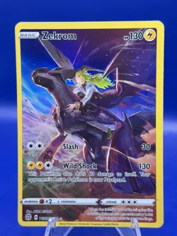 Zekrom TG05/TG30 Brilliant Stars Trainer Gallery Holo Pokemon TCG NM - Image 1