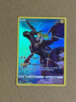 Zekrom TG05/TG30 Holo Brilliant Stars Trainer Gallery Pokemon NM AKIRA EGAWA - Image 1