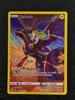 Zekrom TG05/TG30 Holo Brilliant Stars Trainer Gallery Pokemon NM - Image 1
