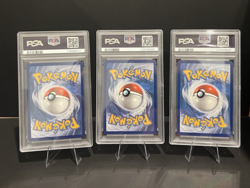 PSA 10 Bulbasaur Charmander Squirtle set 2023 POKEMON CLC-TRADING CLASSIC #001 - Image 2