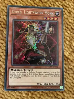 Ehren, Lightsworn Monk LODT-EN082 Secret Rare - Image 1