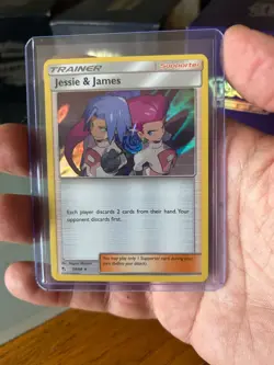 Pokemon Card Jessie and James 58/68 Hidden Fates Holo NM - Image 1