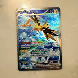 Zapdos ex 202/165 Scarlet & Violet 151 SIR Full Art Holo English 2023 - Image 1