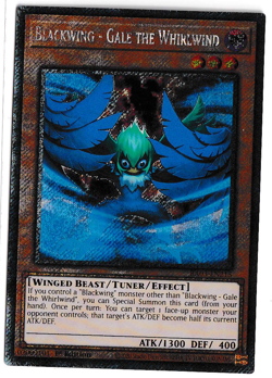 Blackwing - Gale The Whirlwind : 1st Edition Platinum Secret Rare RA03-EN215 - Image 1