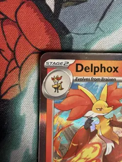 Pokemon TCG - Delphox MEP 074 Chaos Rising Stamped Prerelease Promo Holo - Image 2
