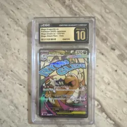 CGC 10 Mega Dragonite ex 232/193 Mega Dream ex Holo Mega Attack Rare JP 2025 - Image 1