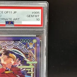 PSA 10 Luffy-Taro ST18-005 SR SP A Fist of Divine Speed ONE PIECE Card Japanese - Image 4