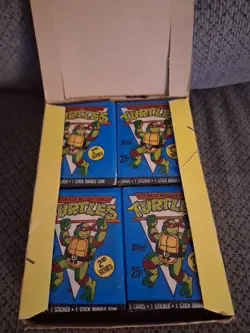 Topps TMNT Teenage Mutant Ninja Turtles 2nd Series 48 Sealed Packs - Image 2