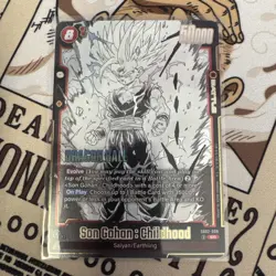 Son Gohan: Childhood SB02-008 Dragon Ball Super Fusion World Manga Booster 2 - Image 1