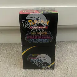 Pokemon TCG Mega Evolution Phantasmal Flames half Booster Box 18 Packs Sealed - Image 1