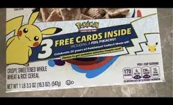 1 Pokemon 25th Anniversary Booster Pack Promo General Mills Pikachu - Image 2