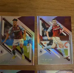 Panini Donruss Elite Premier League 21/22 Aston Villa 7 X Card Bundle - Image 2