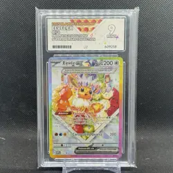 Pokemon TCG Eevee EX 174 SPC PROMO GRADED ACE 9 - Image 1