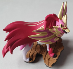 Shiny Zamazenta and Zacian Figure Statues Crown Zenith Pokemon TCG Excellent - Image 2