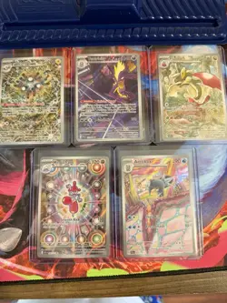 Pokemon TCG 5 Card Holo Full Art Lot Arctibax Flapple Magneton - Image 1