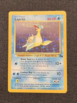 Pokemon TCG Vintage Holo 2-Card Lot: Lapras 10/62 and Pidgeot 8/64 (English) - Image 3