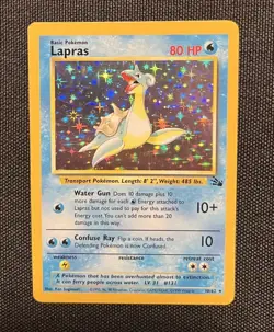 Pokemon TCG Vintage Holo 2-Card Lot: Lapras 10/62 and Pidgeot 8/64 (English) - Image 4