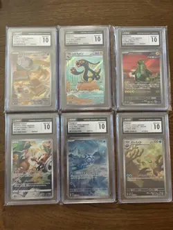 💎 ALL GEM 10 CGC Pokemon TCG Lot Of 6 ART Rare Graded Cards. AR Iron thorns, et - Image 1